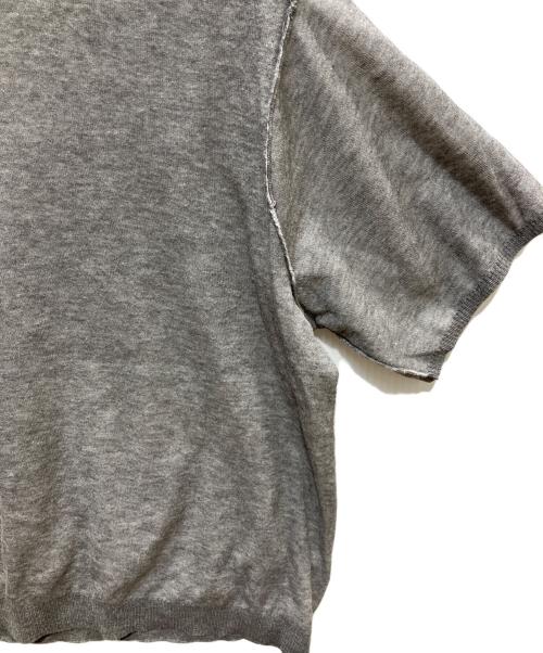 ASTRAET（アストラット）ASTRAET (アストラット) 18G リバーシブル ショートスリーブニット グレー サイズ:ーの古着・服飾アイテム