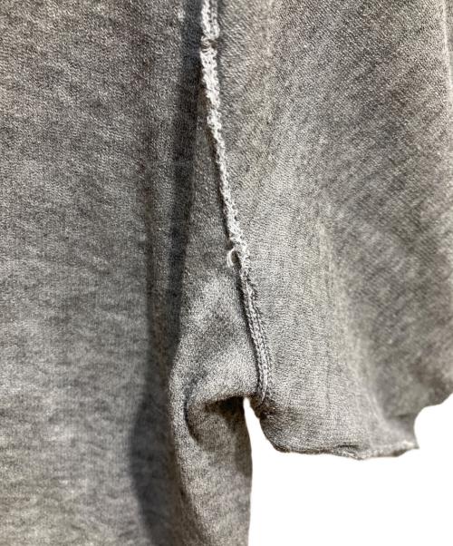 ASTRAET（アストラット）ASTRAET (アストラット) 18G リバーシブル ショートスリーブニット グレー サイズ:ーの古着・服飾アイテム