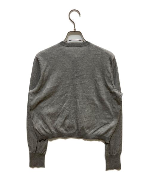 ASTRAET（アストラット）ASTRAET (アストラット) 18G リバーシブル クルーネックカーディガン グレー サイズ:ーの古着・服飾アイテム