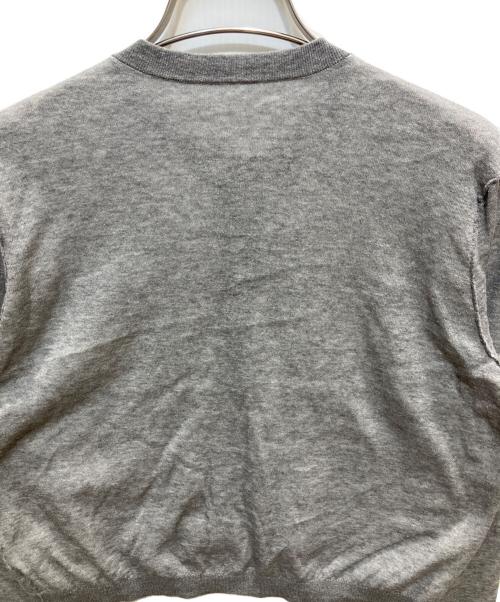 ASTRAET（アストラット）ASTRAET (アストラット) 18G リバーシブル クルーネックカーディガン グレー サイズ:ーの古着・服飾アイテム
