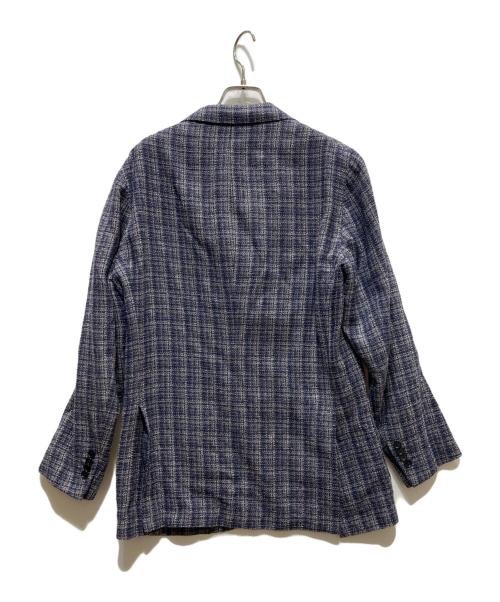 SOVEREIGN（ソブリン）SOVEREIGN (ソブリン) ファンシーチェック 3B ジャケット ネイビー サイズ:SIZE　48の古着・服飾アイテム