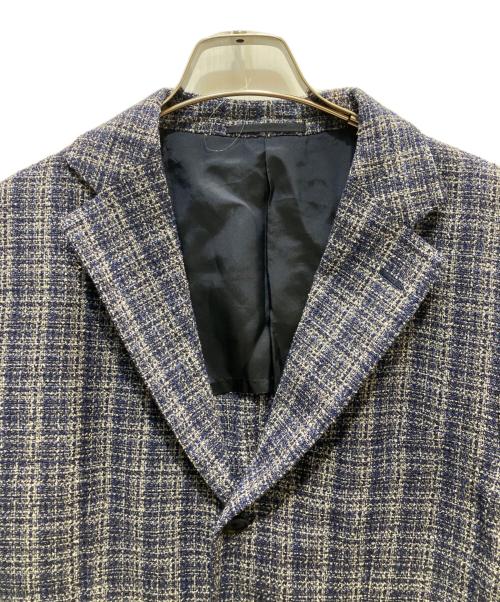SOVEREIGN（ソブリン）SOVEREIGN (ソブリン) ファンシーチェック 3B ジャケット ネイビー サイズ:SIZE　48の古着・服飾アイテム