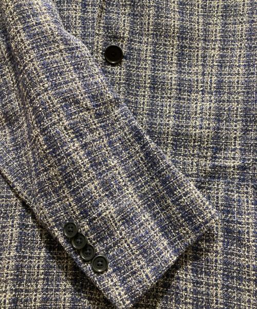 SOVEREIGN（ソブリン）SOVEREIGN (ソブリン) ファンシーチェック 3B ジャケット ネイビー サイズ:SIZE　48の古着・服飾アイテム