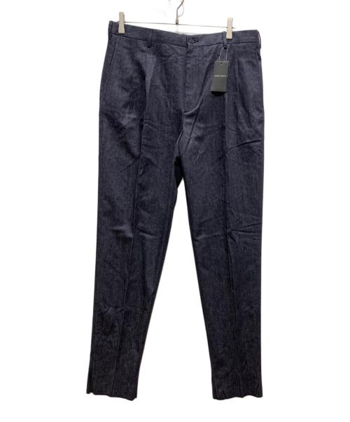 GIORGIO ARMANI（ジョルジオアルマーニ）GIORGIO ARMANI (ジョルジオアルマーニ) 2タックパンツ ネイビー サイズ:SIZE　52の古着・服飾アイテム