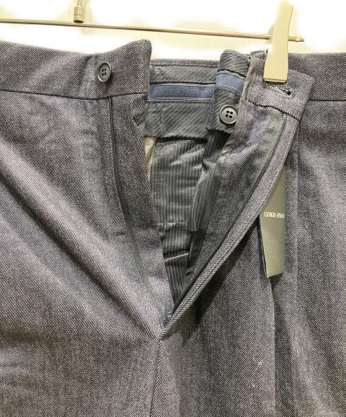 GIORGIO ARMANI（ジョルジオアルマーニ）GIORGIO ARMANI (ジョルジオアルマーニ) 2タックパンツ ネイビー サイズ:SIZE　52の古着・服飾アイテム