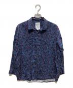 SHAREEFシャリーフ）の古着「総柄シャツ」｜ブラック