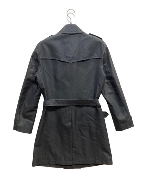 BURBERRY BLACK LABEL（バーバリーブラックレーベル）BURBERRY BLACK LABEL (バーバリーブラックレーベル) ミドルトレンチコート ブラック サイズ:Mの古着・服飾アイテム
