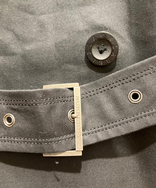BURBERRY BLACK LABEL（バーバリーブラックレーベル）BURBERRY BLACK LABEL (バーバリーブラックレーベル) ミドルトレンチコート ブラック サイズ:Mの古着・服飾アイテム