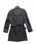 BURBERRY BLACK LABEL (バーバリーブラックレーベル) ミドルトレンチコート ブラック サイズ:M：10000円