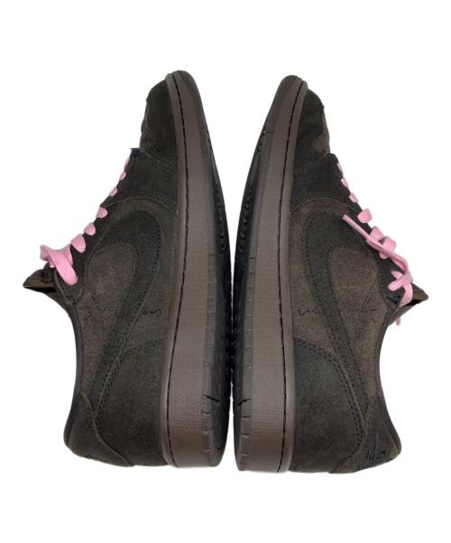 NIKE（ナイキ）NIKE (ナイキ) TRAVIS SCOTT (トラヴィススコット) AIR JORDAN 1 LOW OG SP ブラウン サイズ:27cmの古着・服飾アイテム
