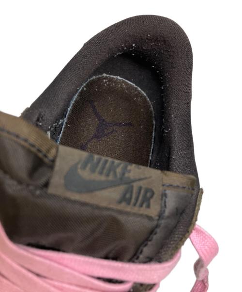 NIKE（ナイキ）NIKE (ナイキ) TRAVIS SCOTT (トラヴィススコット) AIR JORDAN 1 LOW OG SP ブラウン サイズ:27cmの古着・服飾アイテム