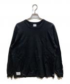 Champion×WTAPSチャンピオン×ダブルタップス）の古着「Longsleeve Tee」｜ブラック