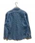Supreme (シュプリーム) Warp Jacquard Logos Denim Shirt インディゴ サイズ:XL：13000円