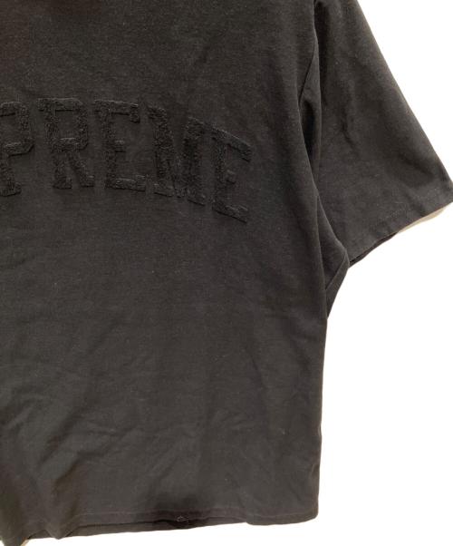 SUPREME（シュプリーム）Supreme (シュプリーム) Chenille Arc Logo Tee ブラック サイズ:XLの古着・服飾アイテム