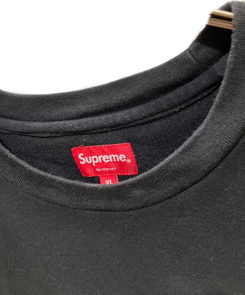 SUPREME（シュプリーム）Supreme (シュプリーム) Chenille Arc Logo Tee ブラック サイズ:XLの古着・服飾アイテム