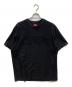 Supreme（シュプリーム）の古着「Chenille Arc Logo Tee」｜ブラック