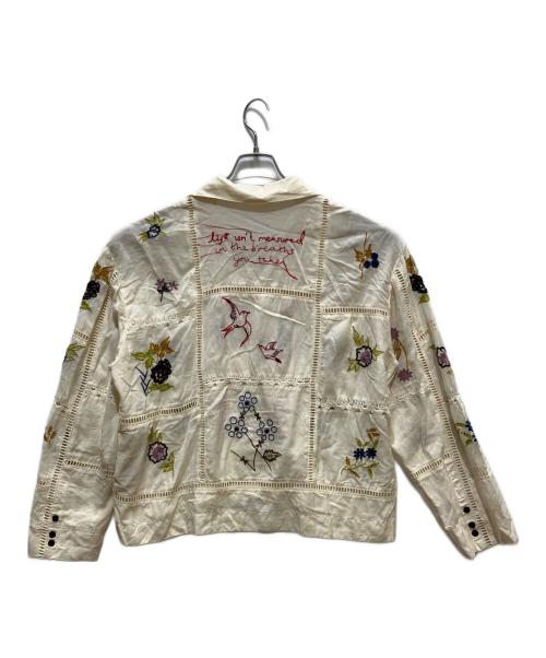TODAYFUL（トゥデイフル）TODAYFUL (トゥデイフル) Embroidery Patchwork Shirts アイボリー サイズ:FREEの古着・服飾アイテム