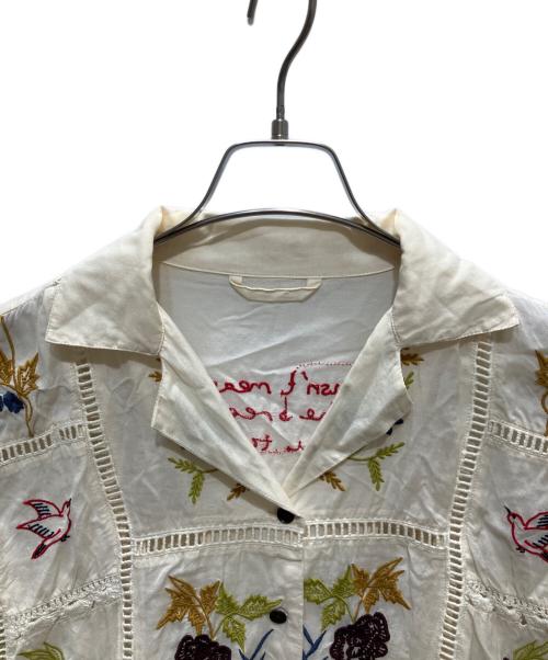 TODAYFUL（トゥデイフル）TODAYFUL (トゥデイフル) Embroidery Patchwork Shirts アイボリー サイズ:FREEの古着・服飾アイテム
