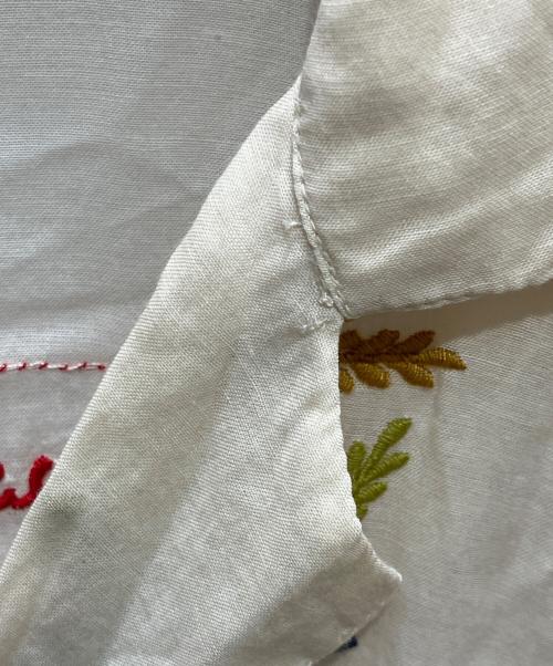 TODAYFUL（トゥデイフル）TODAYFUL (トゥデイフル) Embroidery Patchwork Shirts アイボリー サイズ:FREEの古着・服飾アイテム