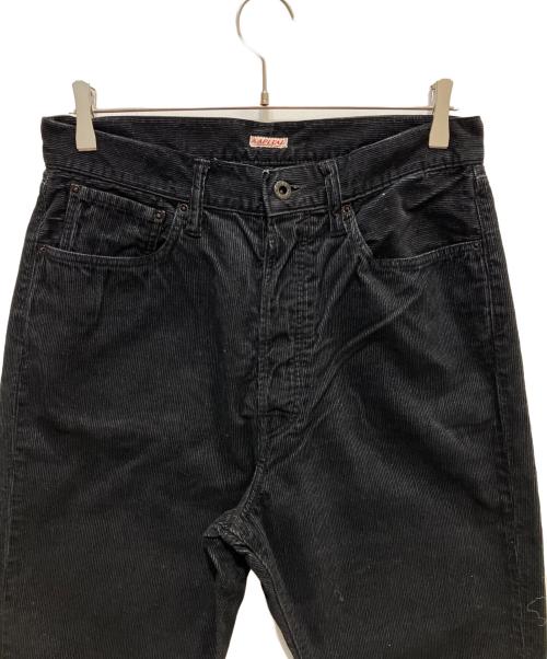 KAPITAL（キャピタル）KAPITAL (キャピタル) コーデュロイパンツ ブラック サイズ:81cmの古着・服飾アイテム