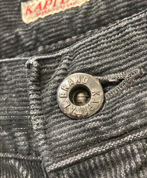 KAPITAL（キャピタル）KAPITAL (キャピタル) コーデュロイパンツ ブラック サイズ:81cmの古着・服飾アイテム