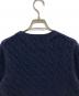 中古・古着 POLO RALPH LAUREN (ポロ・ラルフローレン) ケーブルニット ネイビー サイズ:M：9000円