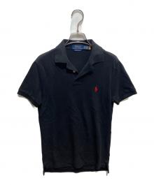 POLO RALPH LAUREN（ポロ・ラルフローレン）の古着「ポロシャツ」｜ブラック