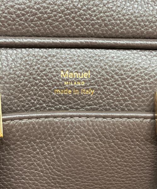 Manuel MILANO（マニュエルミラノ）Manuel MILANO (マニュエルミラノ) 2WAYショルダーバッグ ブラウンの古着・服飾アイテム