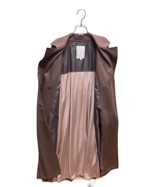 MERCURY DUO（マーキュリーデュオ）MERCURY DUO (マーキュリーデュオ) バックチュールトレンチ ブラウン サイズ:Sの古着・服飾アイテム