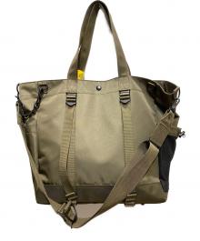 PORTER（ポーター）の古着「POTR RIDE  2WAY TOTE BAG 2WAYトートバッグ」｜グリーン