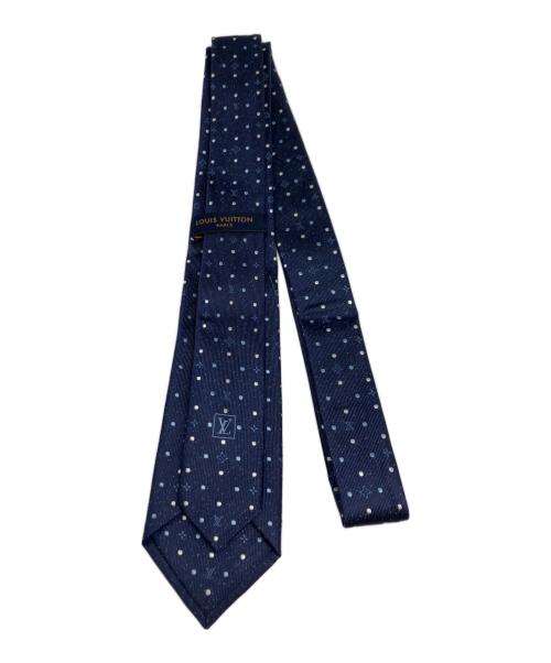 LOUIS VUITTON（ルイ ヴィトン）LOUIS VUITTON (ルイ ヴィトン) モノグラムシルクネクタイ ネイビー サイズ:ーの古着・服飾アイテム