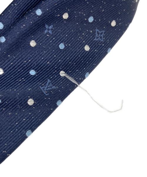 LOUIS VUITTON（ルイ ヴィトン）LOUIS VUITTON (ルイ ヴィトン) モノグラムシルクネクタイ ネイビー サイズ:ーの古着・服飾アイテム