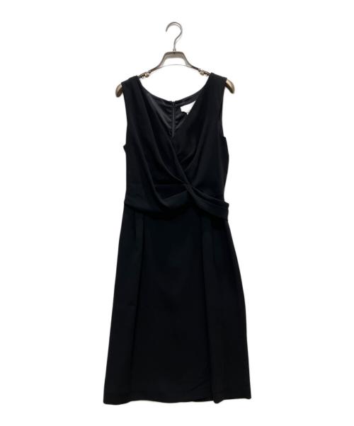 MaxMara（マックスマーラ）MaxMara (マックスマーラ) ノースリーブドレスワンピース ブラック サイズ:42の古着・服飾アイテム