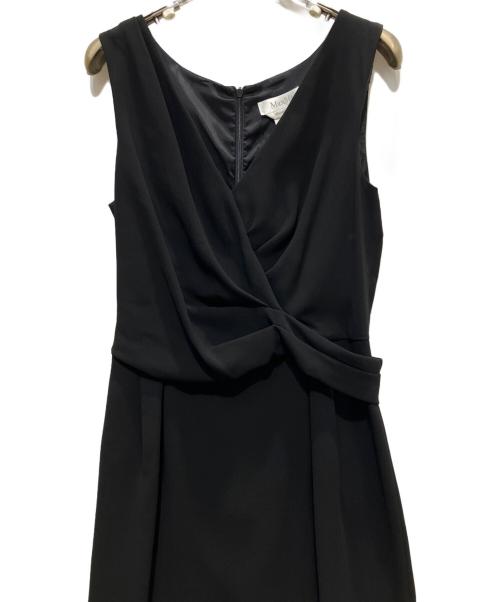 MaxMara（マックスマーラ）MaxMara (マックスマーラ) ノースリーブドレスワンピース ブラック サイズ:42の古着・服飾アイテム