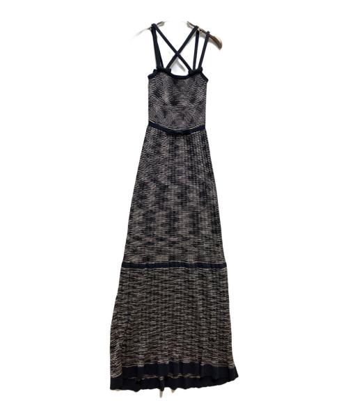 missoni（ミッソーニ）missoni (ミッソーニ) キャミソールニットワンピース ブラック サイズ:SIZE　40の古着・服飾アイテム