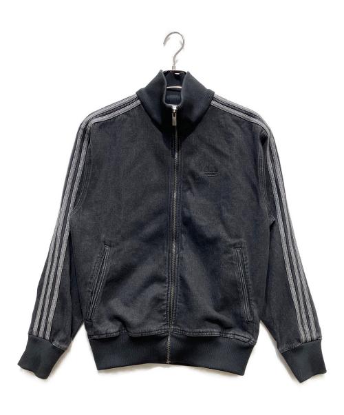adidas（アディダス）adidas (アディダス) アディカラー デニム ファイヤーバード トラックトップ ブラック サイズ:Sの古着・服飾アイテム