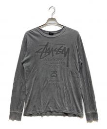 stussy（ステューシー）の古着「ピグメントダイ L/Sカットソー」｜グレー