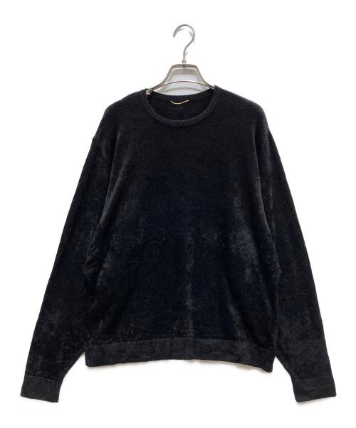 GOOD GRIEF!（グッドグリーフ）GOOD GRIEF! (グッドグリーフ) Mole Yarn Knit Tops ブラック サイズ:FREEの古着・服飾アイテム