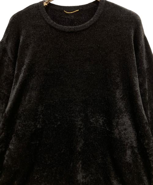 GOOD GRIEF!（グッドグリーフ）GOOD GRIEF! (グッドグリーフ) Mole Yarn Knit Tops ブラック サイズ:FREEの古着・服飾アイテム