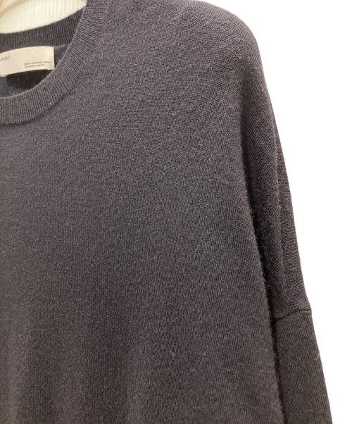 Hello, Bonjour!（ハローボンジュール）Hello, Bonjour! (ハローボンジュール) サイドスリットニット ネイビー サイズ:記載なしの古着・服飾アイテム