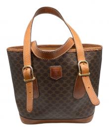 CELINE（セリーヌ）の古着「マカダム柄PVCトートバッグ」｜ブラウン