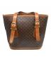 CELINE (セリーヌ) マカダム柄PVCトートバッグ ブラウン：15000円