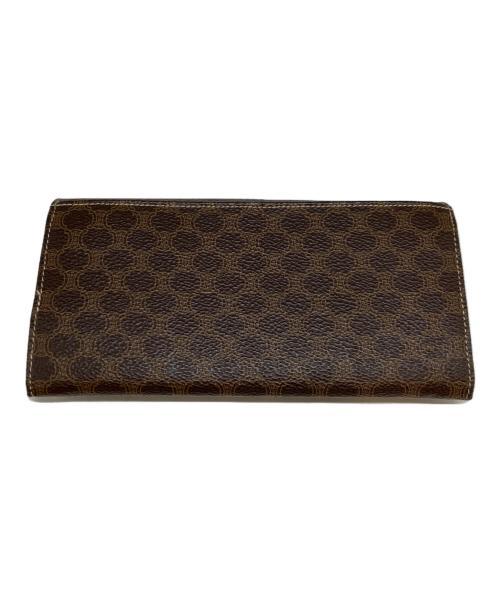 CELINE（セリーヌ）CELINE (セリーヌ) マカダム柄ロングウォレット ブラウンの古着・服飾アイテム