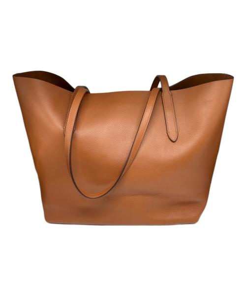 COACH（コーチ）COACH (コーチ) ハドソン ナチュラル スムース レザー トート ブラウンの古着・服飾アイテム