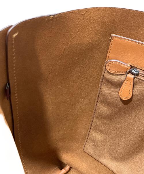 COACH（コーチ）COACH (コーチ) ハドソン ナチュラル スムース レザー トート ブラウンの古着・服飾アイテム