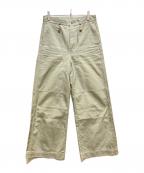 SOLARIS&CO.ソラリス&コー）の古着「NAVAL FLARE PANTS」｜セージグリーン