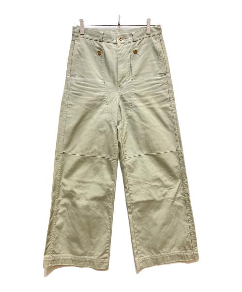 SOLARIS&CO.（ソラリス&コー）solaris&co. (ソラリス&コー) NAVAL FLARE PANTS セージグリーン サイズ:36の古着・服飾アイテム