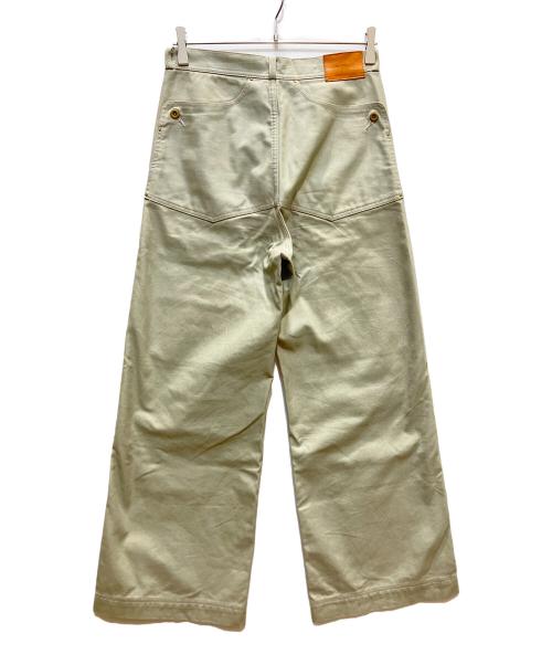 SOLARIS&CO.（ソラリス&コー）solaris&co. (ソラリス&コー) NAVAL FLARE PANTS セージグリーン サイズ:36の古着・服飾アイテム