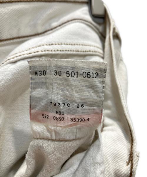 LEVI'S（リーバイス）LEVI'S (リーバイス) 501デニムパンツ ホワイト サイズ:76cm(W30)の古着・服飾アイテム