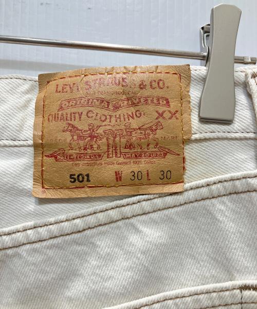 LEVI'S（リーバイス）LEVI'S (リーバイス) 501デニムパンツ ホワイト サイズ:76cm(W30)の古着・服飾アイテム